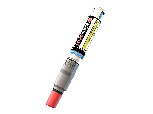 Counter Strike 2 Medi-Shot syringe, a healing item that restores 50 health points to players after a few seconds of use.